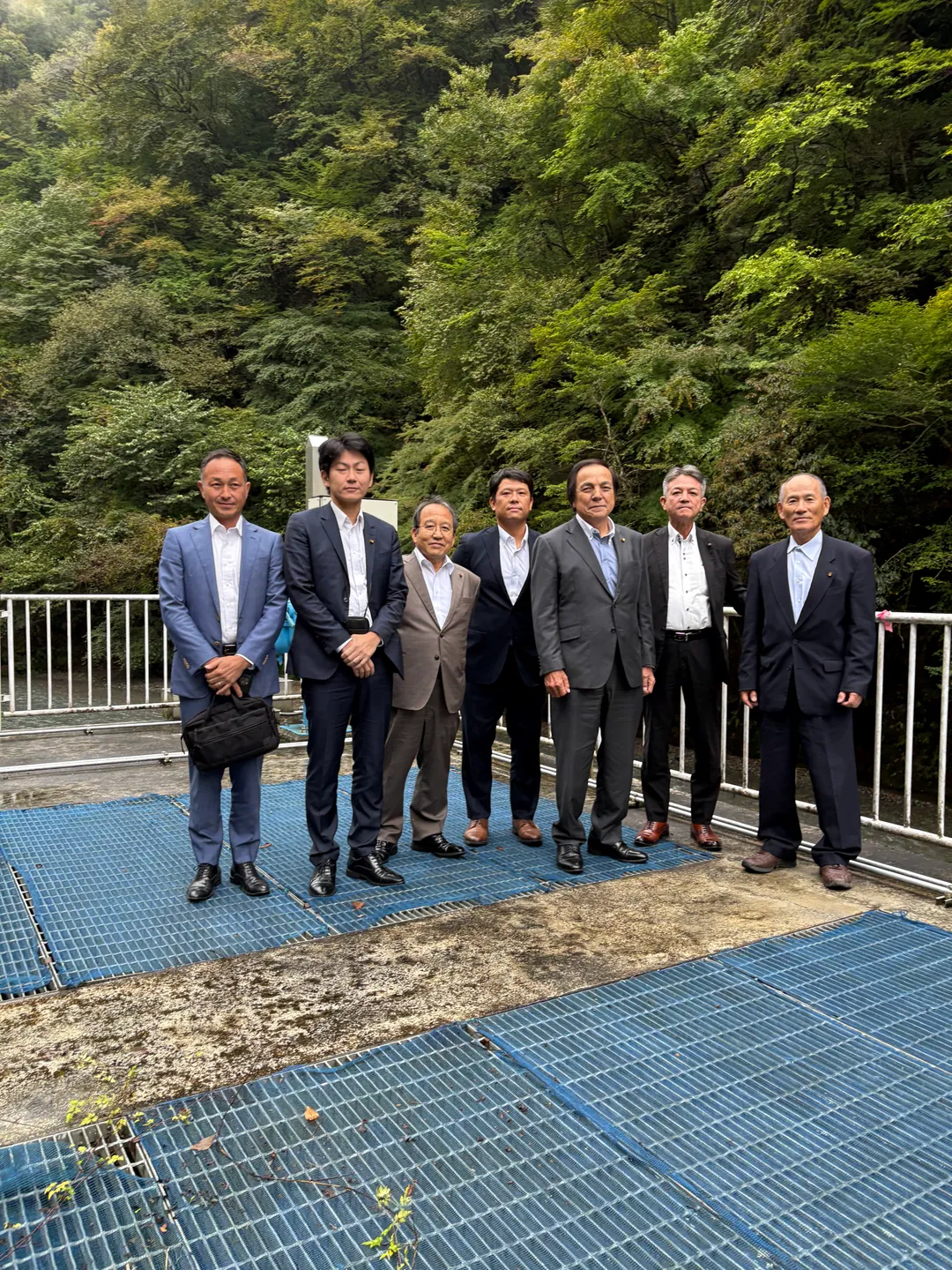 清流バイパス視察